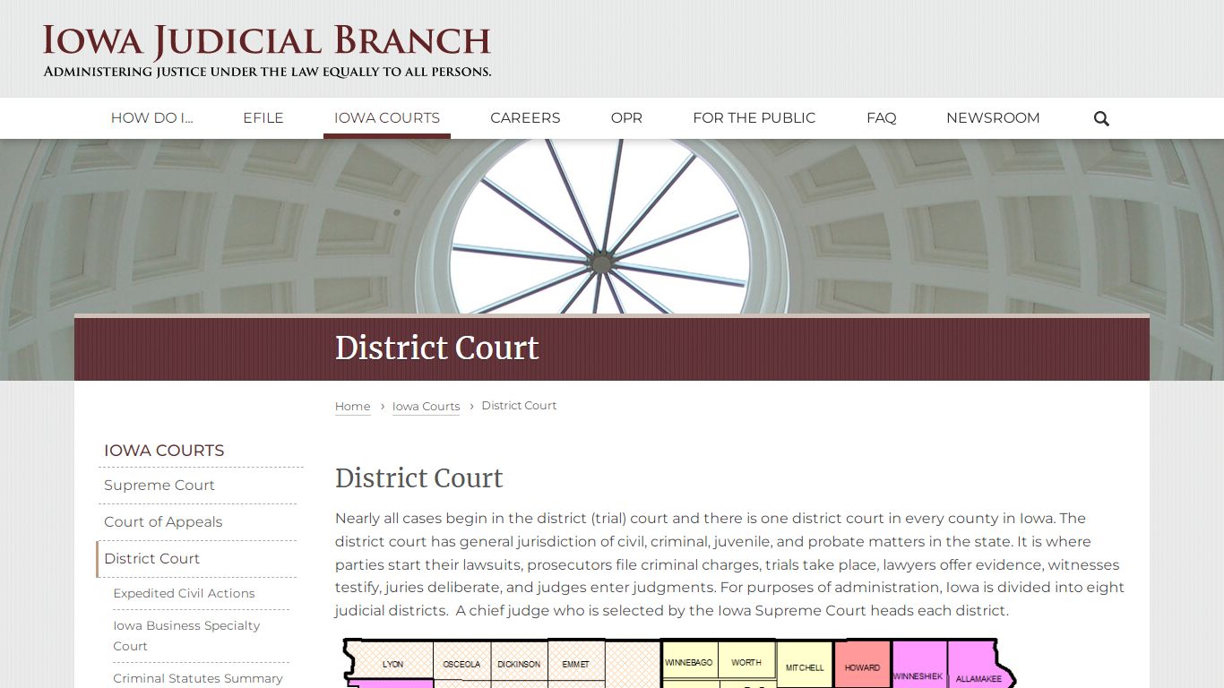 District Court | Iowa Judicial Branch
